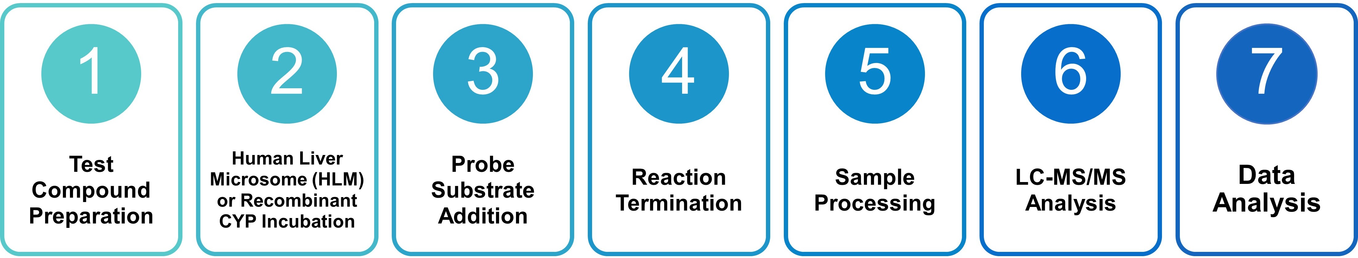 LC-MS/MS-based CYP inhibition assay workflow