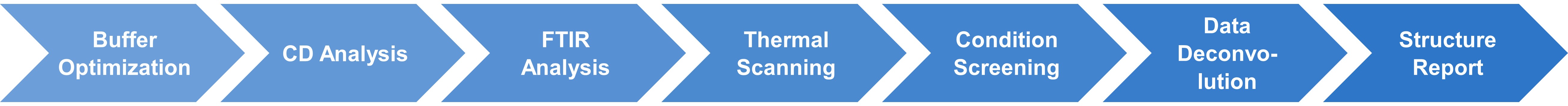Secondary structure characterization analytical workflow