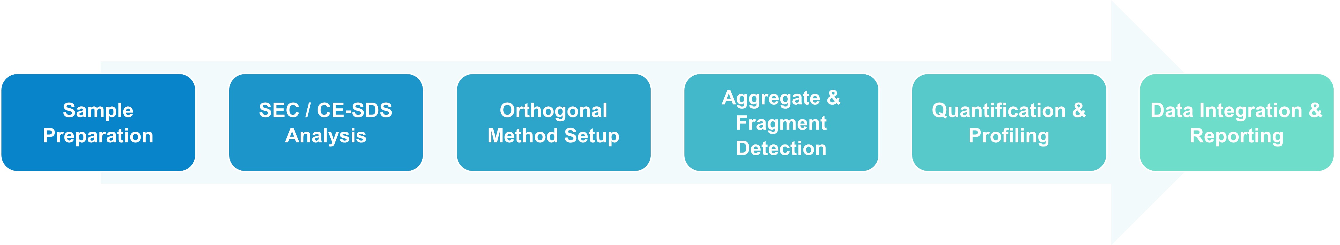 Orthogonal aggregate and fragment analysis workflow