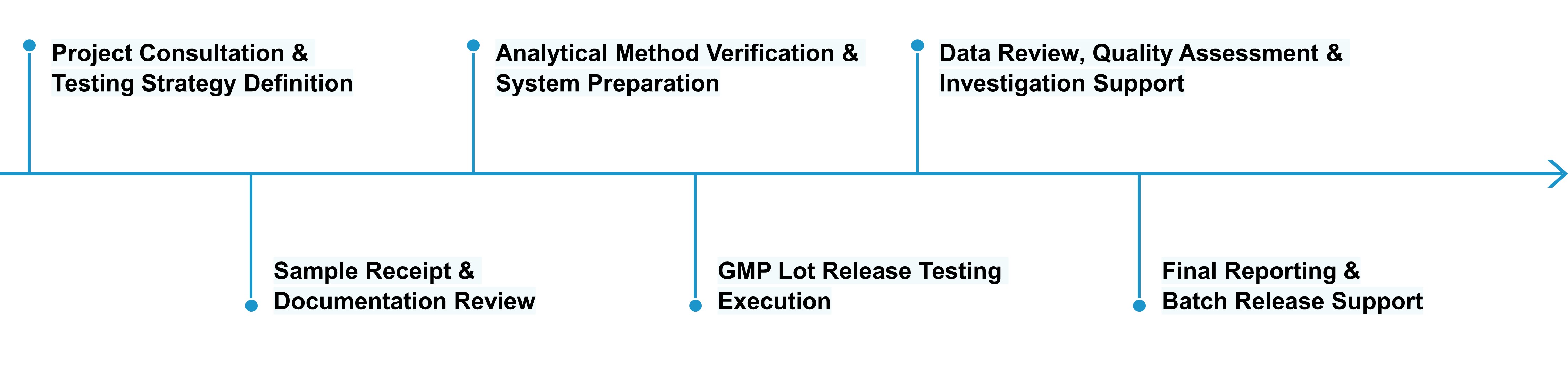 GMP lot release testing workflow from sample receipt through regulatory documentation
