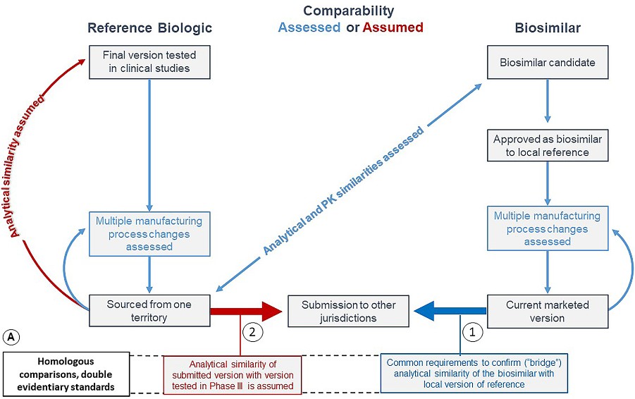 Comparability of biologics: global principles, evidentiary consistency and unrealized reliance