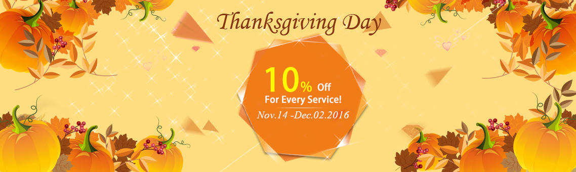 Thanksgiving Day Sale